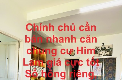 Chính chủ cần bán nhanh căn chung cư Him Lam giá cực tốt Sổ hồng riêng, phường 7, quận 8, TPHCM